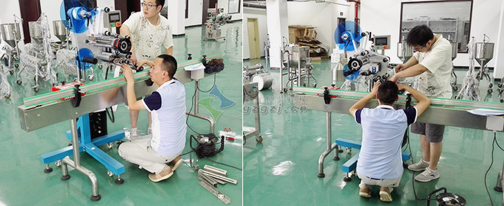 配線(xiàn)式貼標(biāo)機(jī)工廠(chǎng)圖