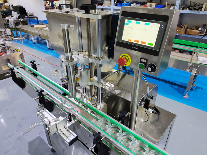 全自動耗油單頭膏體灌裝機細節部分